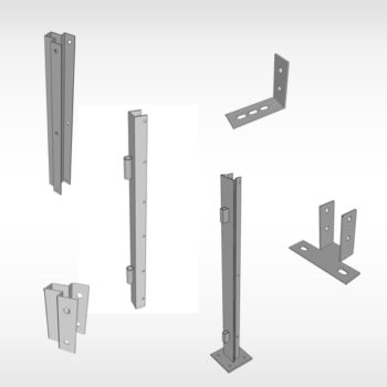 Accesorios para paneles de PVC y polipropileno